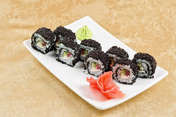 Image showing tuna sushi roll