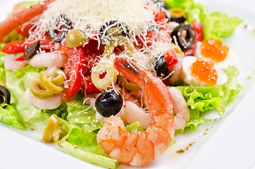 Image showing tasty seafood salad