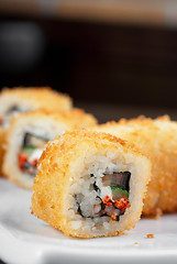 Image showing sushi rolls