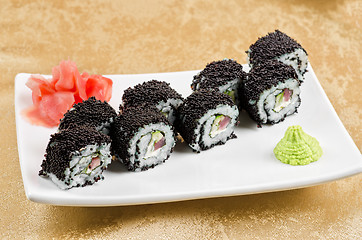 Image showing tuna sushi roll