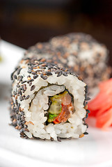 Image showing Sushi with sesame