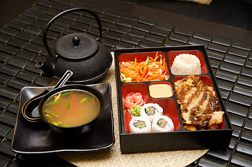 Image showing Sushi lunch