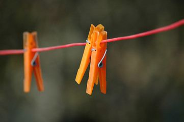 Image showing clothes pins