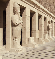 Image showing detail of Deir el-Bahri