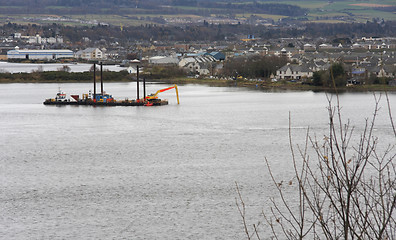 Image showing River Ness and ship