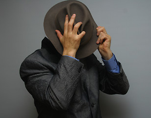 Image showing Man with a hat