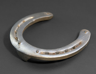 Image showing horseshoe closeup