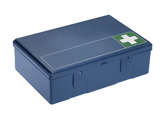 Image showing blue ambulance box