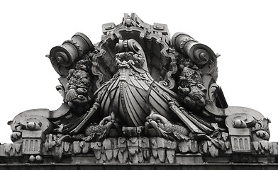 Image showing sculpture at the Harvard Boathouse