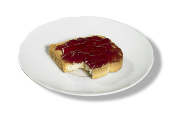 Image showing rusk and jelly