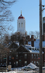 Image showing Dunster House at winter time