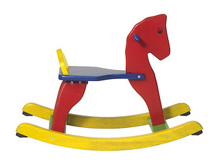 Image showing rocking horse sideways