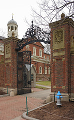 Image showing Johnston Gate at Harvard University