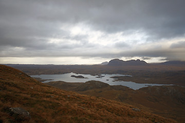 Image showing surreal landscape around Stac Pollaidh