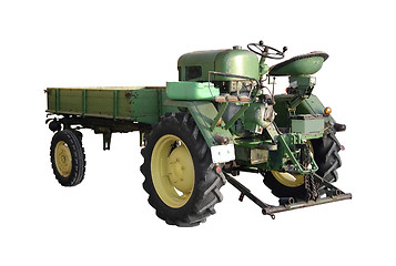 Image showing small old tractor