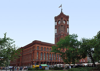 Image showing Red Town Hall in Berlin