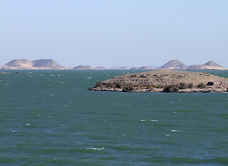Image showing scenery around Lake Nasser