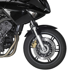 Image showing motorbike detail