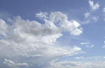 Image showing blue sky and clouds