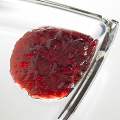 Image showing jelly in glass bowl