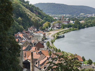 Image showing Miltenberg aerial view at summer time