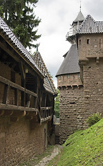 Image showing Haut-Koenigsbourg Castle detail