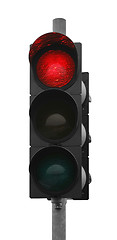 Image showing red traffic light