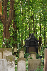 Image showing detail of a old graveyard in Berlin