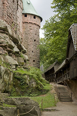 Image showing Haut-Koenigsbourg Castle at Alsace