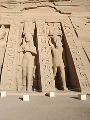 Image showing Abu Simbel temples in Egypt