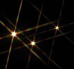 Image showing flashy stars in black back