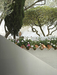 Image showing spanish patio detail
