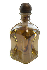 Image showing isolated liqueur bottle