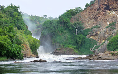 Image showing idyllic view around the Murchison Falls