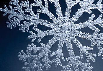 Image showing artificial snowflake