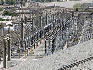 Image showing generating plant in Aswan