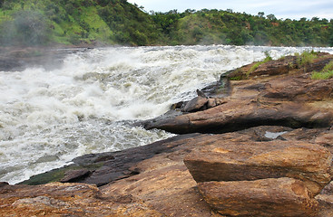 Image showing whitewater at the Murchison Falls