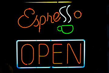 Image showing Espresso sign