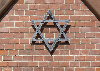 Image showing symbolic detail of a jewish graveyard