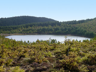 Image showing small lake at the Azores