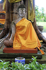 Image showing Buddha in Wat Mae Nang Pleum 