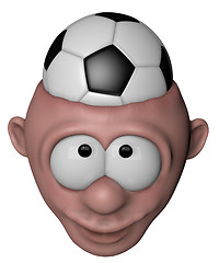 Image showing soccer fan