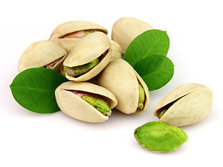 Image showing Heap of pistachio