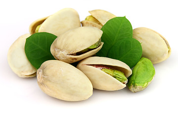 Image showing Heap of pistachio
