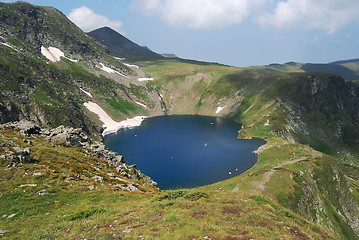 Image showing High mountain lake