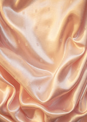 Image showing Smooth elegant pink satin as background