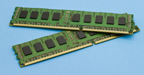 Image showing two dimm module for use in notebooks