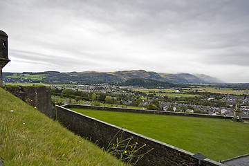 Image showing view over stirling (scotland - uk)