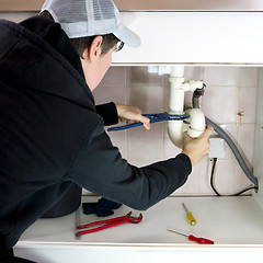 Image showing plumber repairman