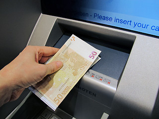 Image showing bancomat